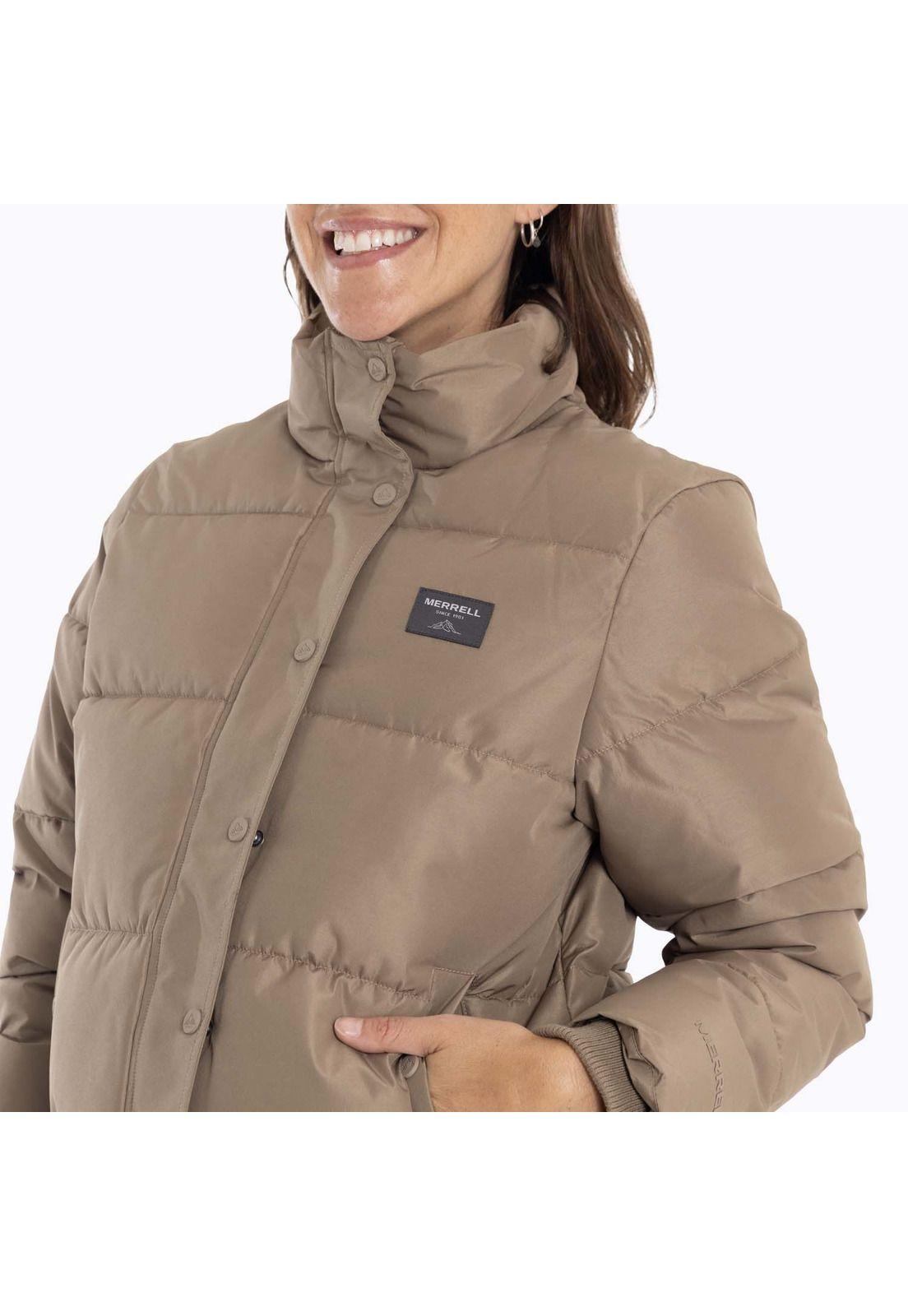 Parka Mujer Puffa Café Merrell-5