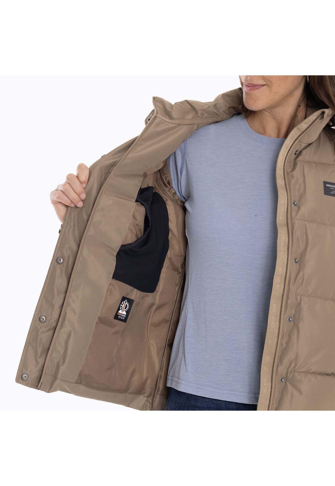 Parka Mujer Puffa Café Merrell-7