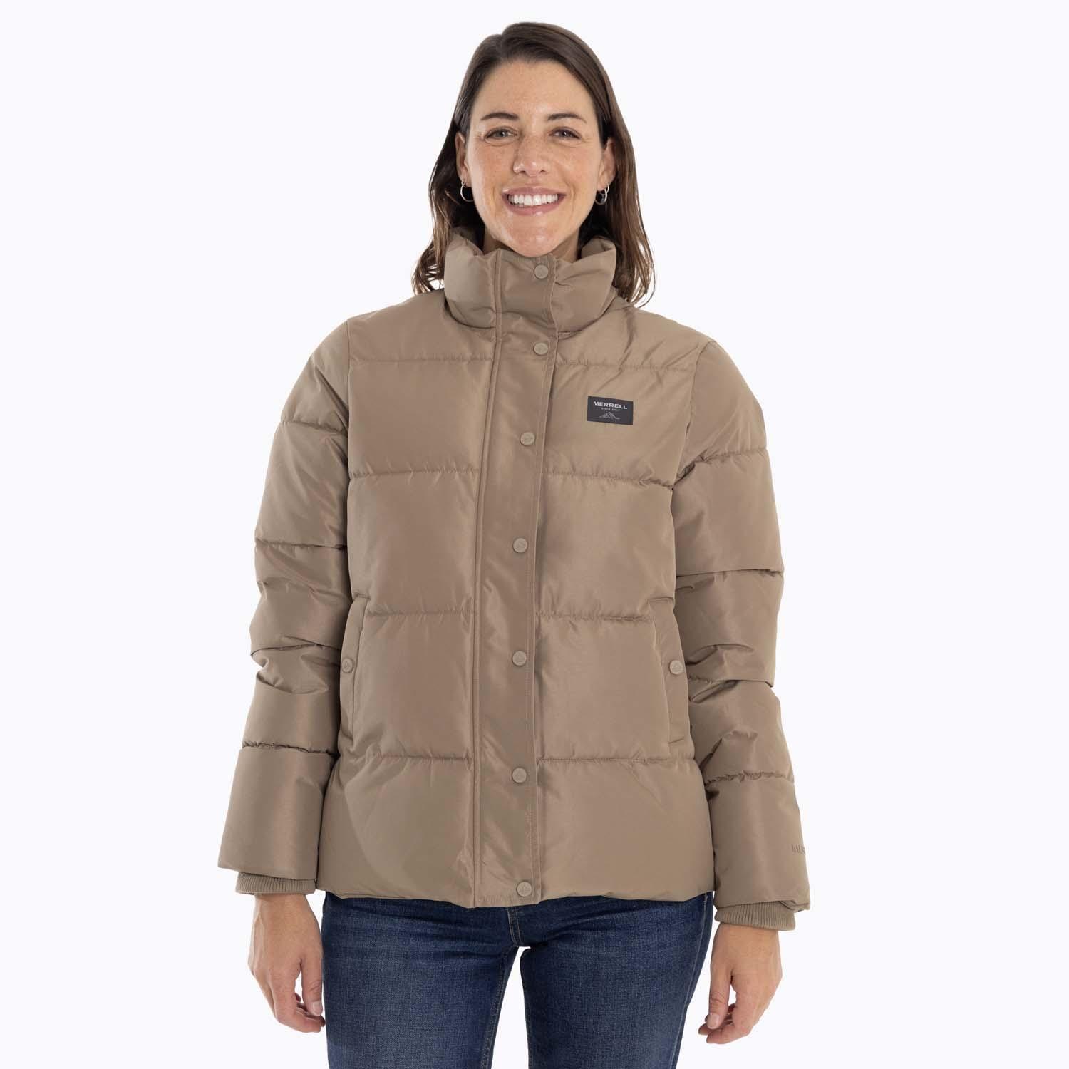 Parka Mujer Puffa Café Merrell-0