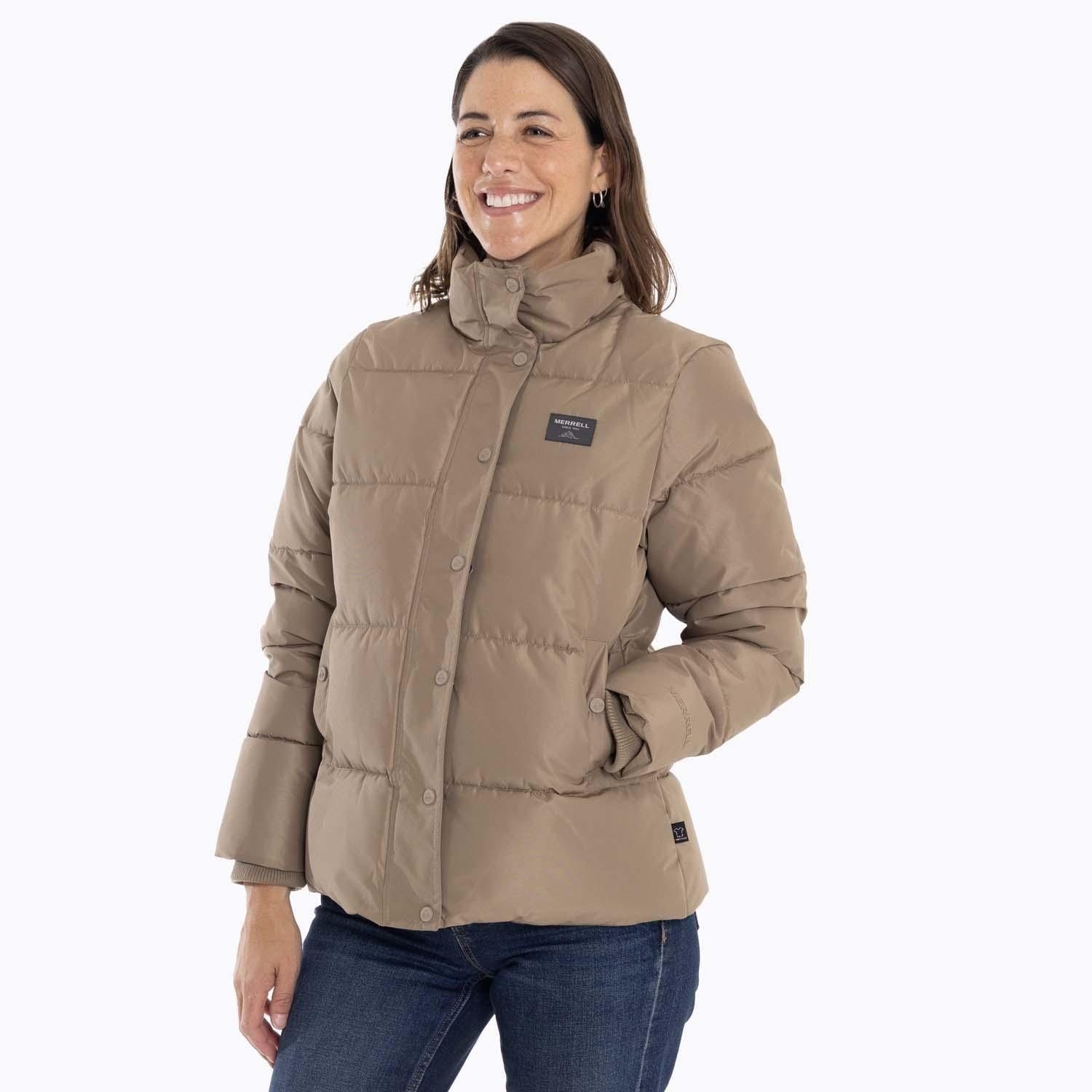 Parka Mujer Puffa Café Merrell-3