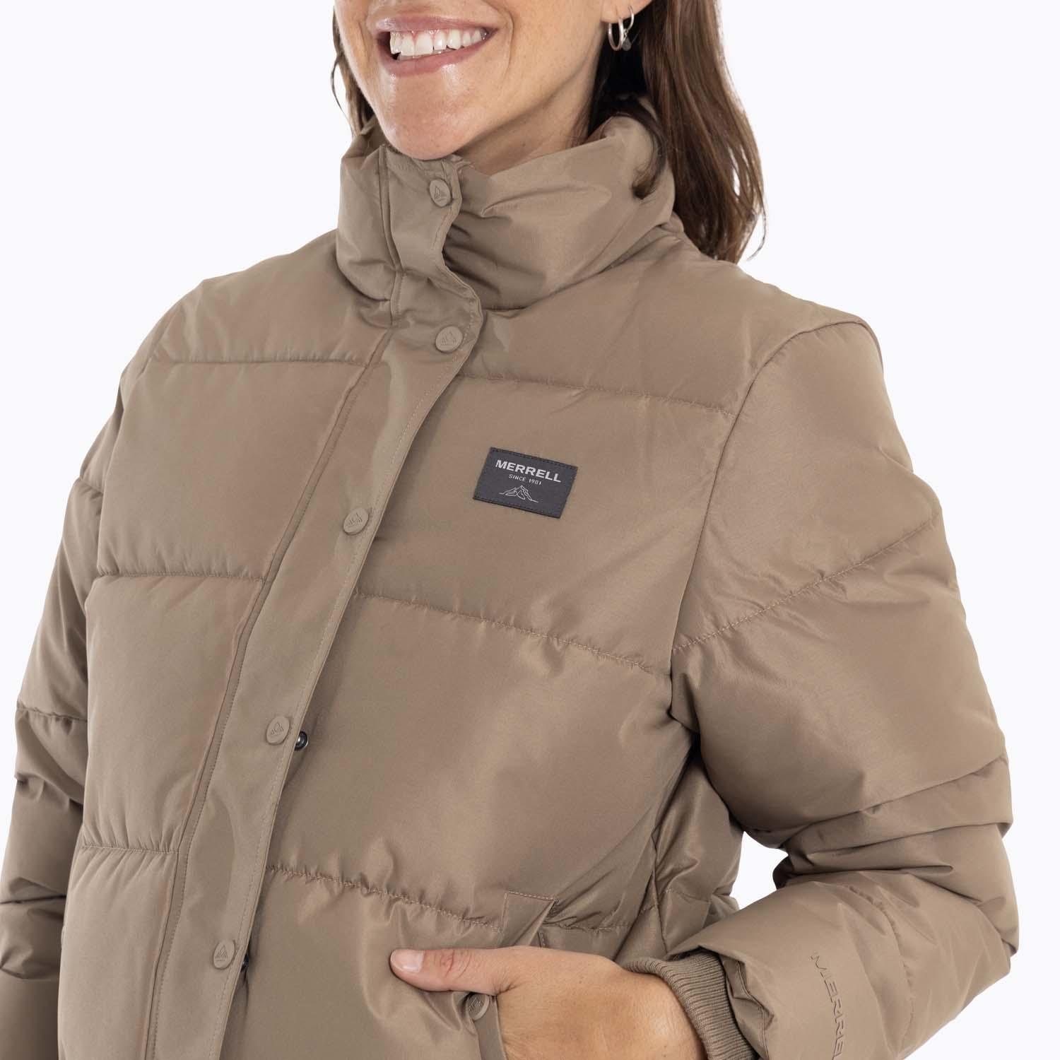 Parka Mujer Puffa Café Merrell-5