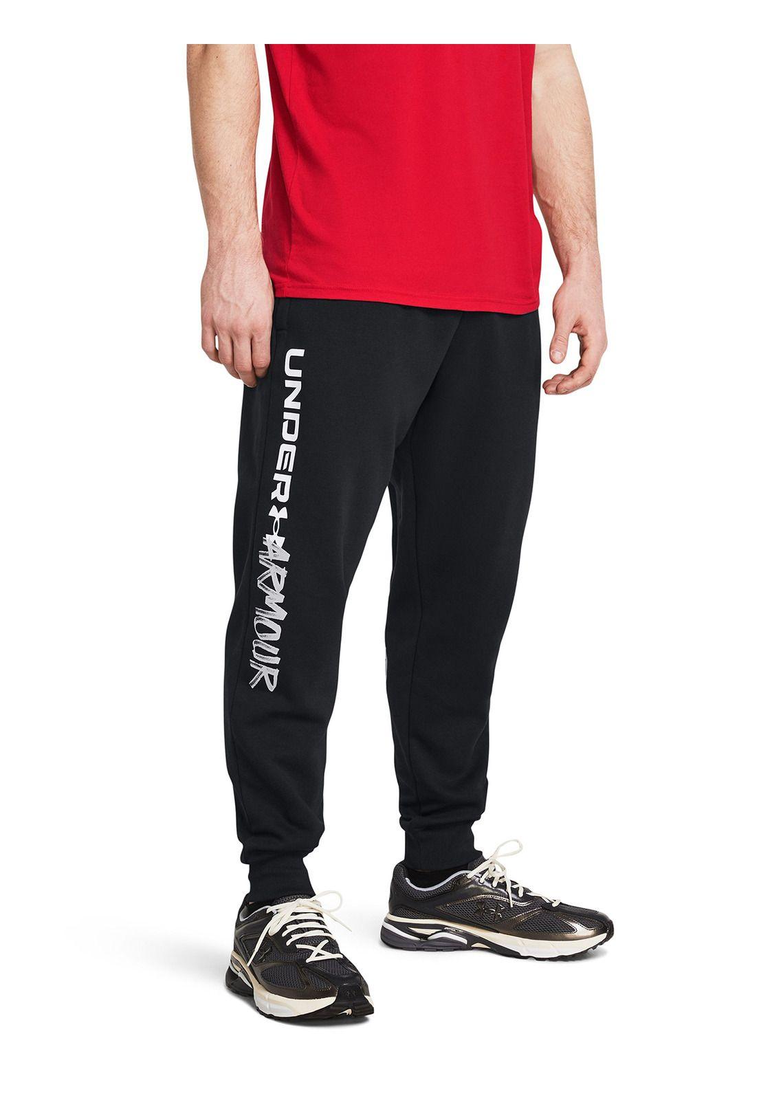 Pantalón Buzo Jogger Polar Rv Hombre Negro-3