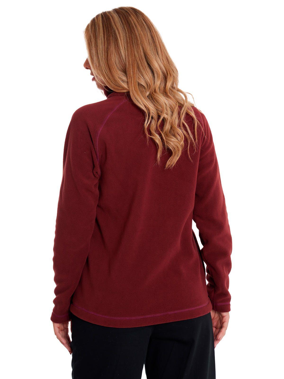 Polar Mujer W Polar Fleece Utility Full ZipRojo-3
