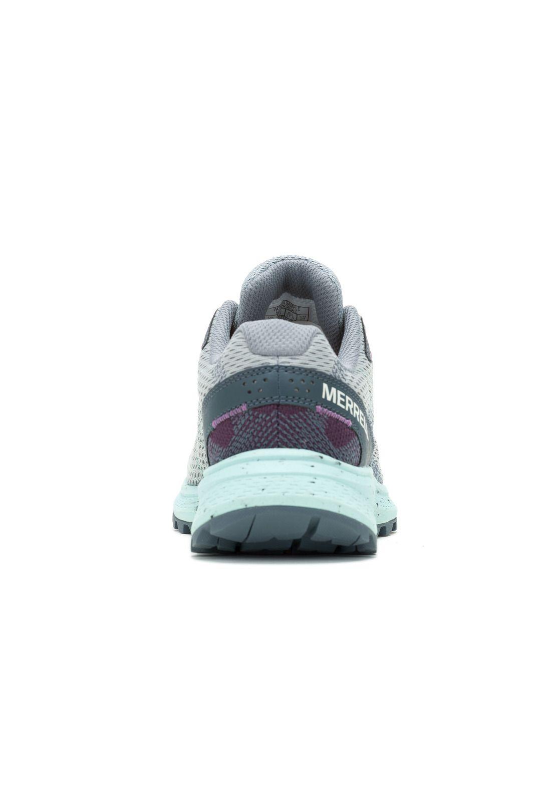 Zapatilla Mujer Fly Strike Gris/Celeste-3