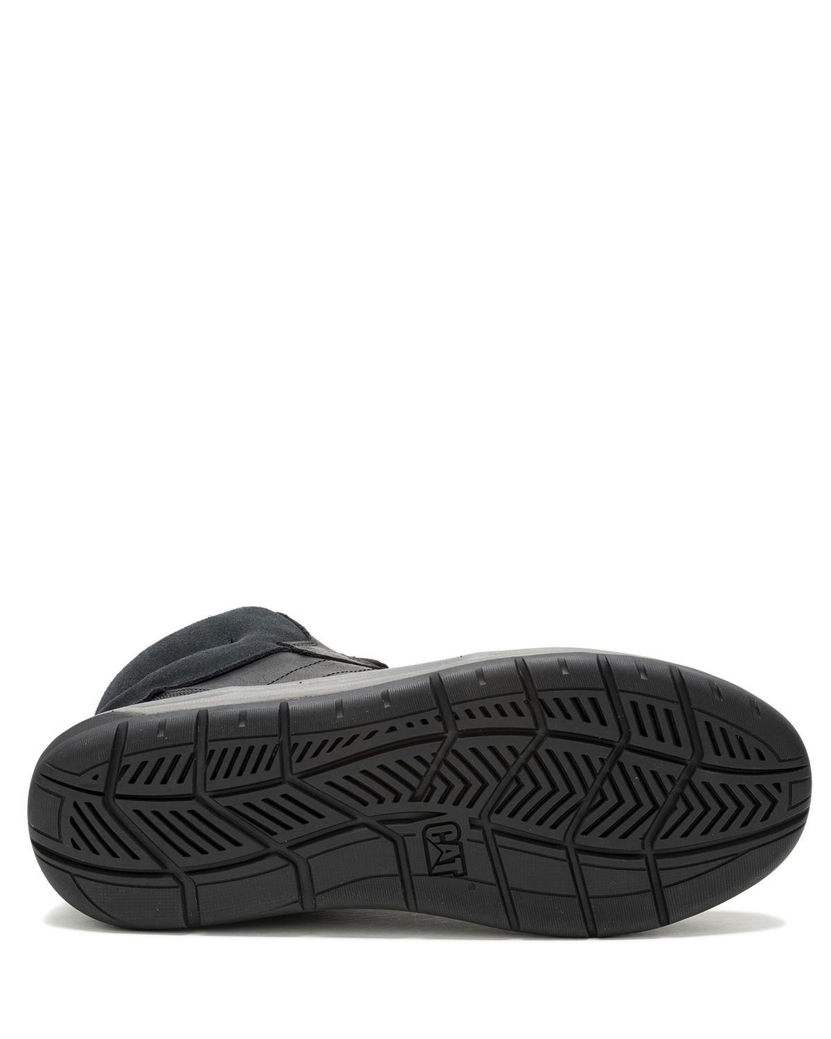 Zapatilla cuero con caña Apa Cush Mid Negro Hombre-7