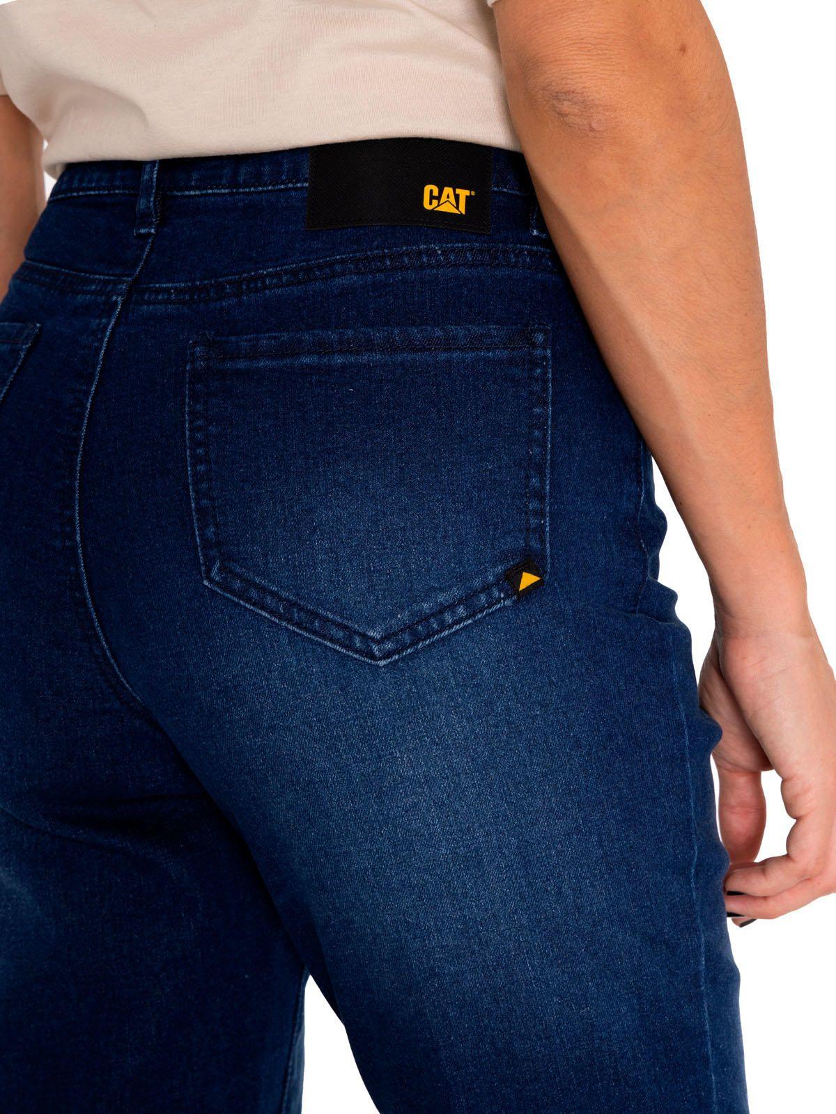 Jeans Mujer Triblend Stretch Mid-Rise Skinny Azul-4