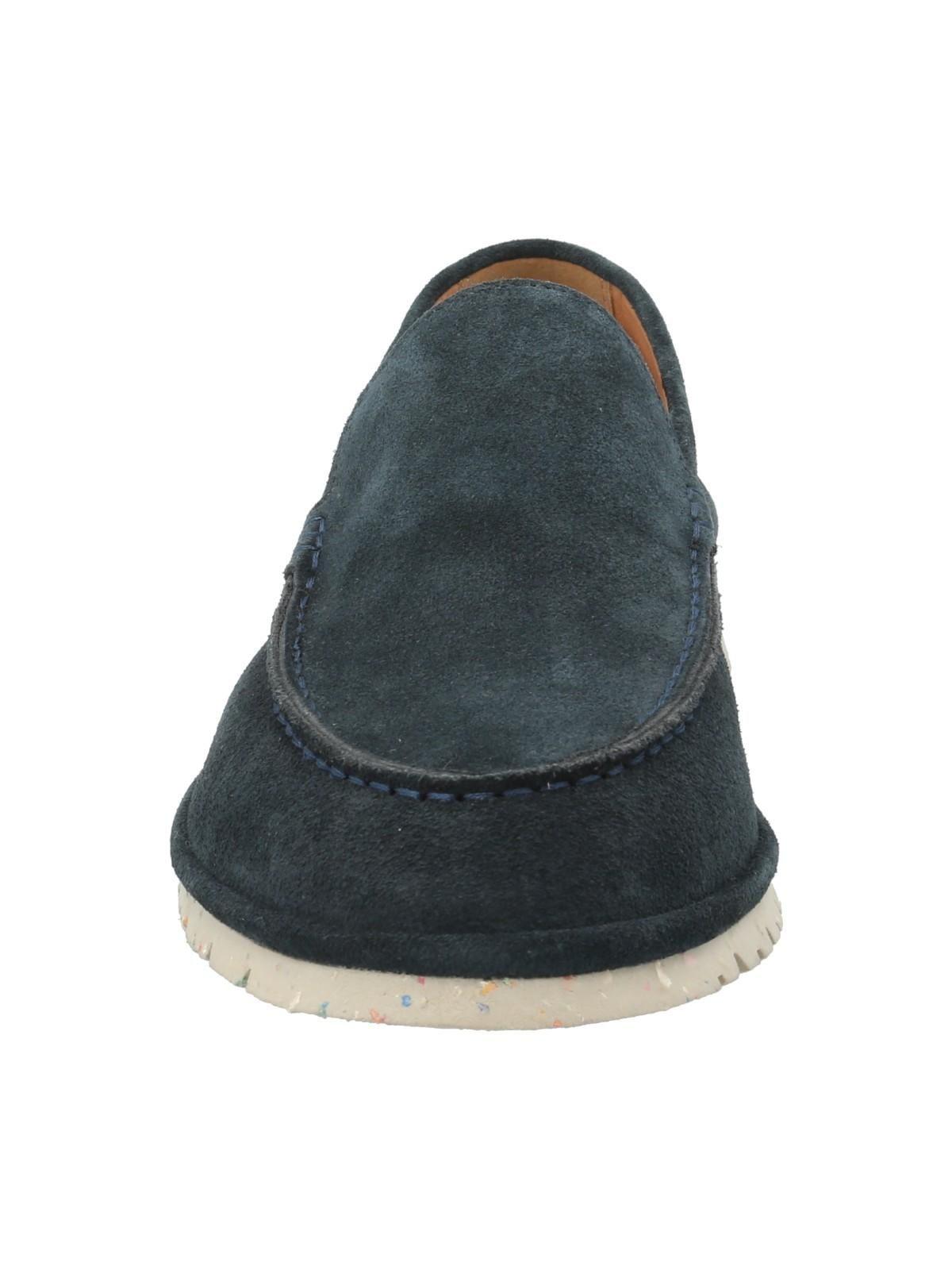 Mocasín Cuero Hombre Piastri Azul-3