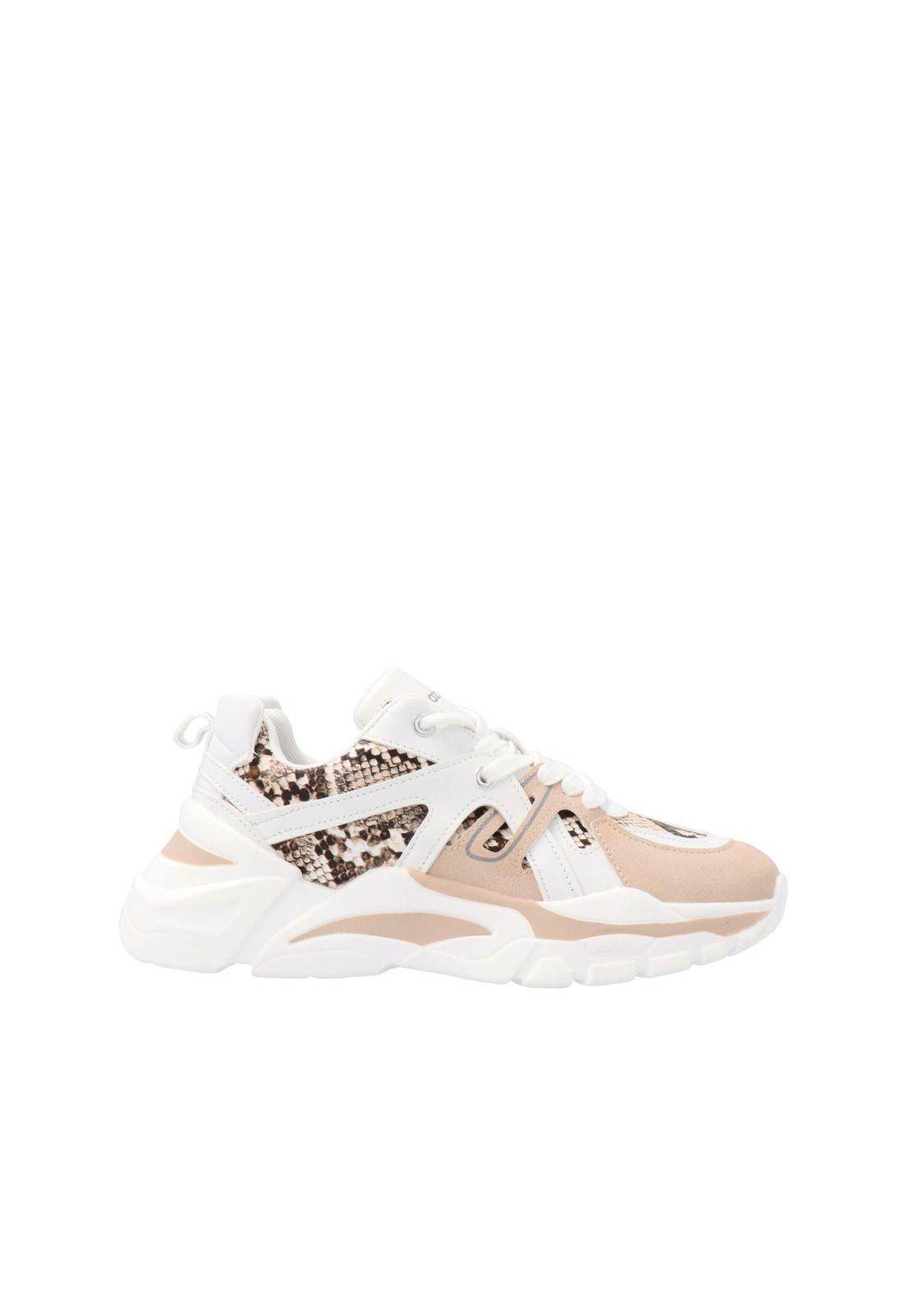Zapatilla Alessandra Blanco / Beige-1