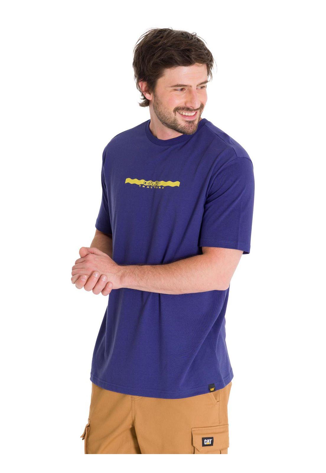 Polera Casual Projects Graphic 5 Hombre Indigo-0