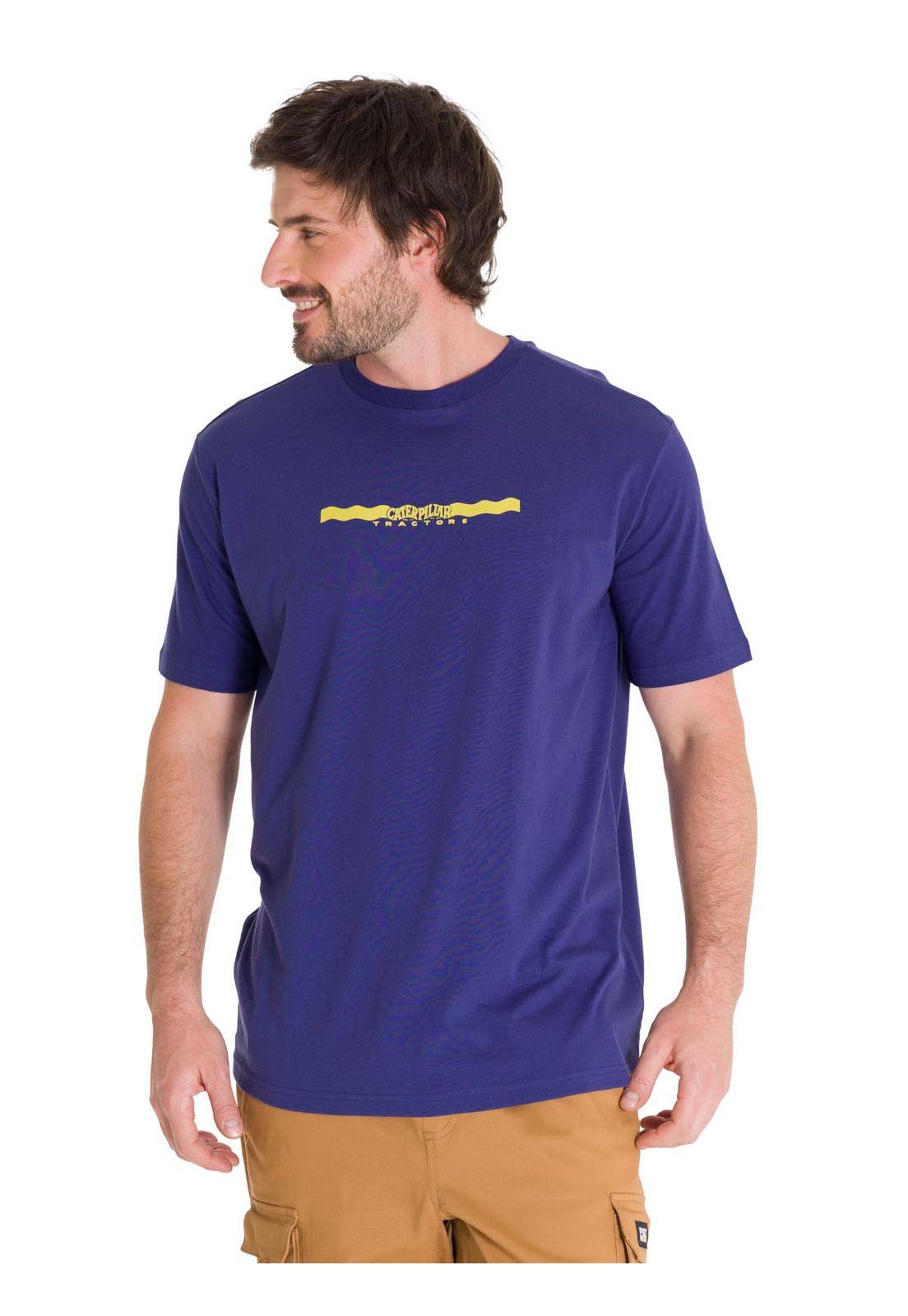 Polera Casual Projects Graphic 5 Hombre Indigo-1