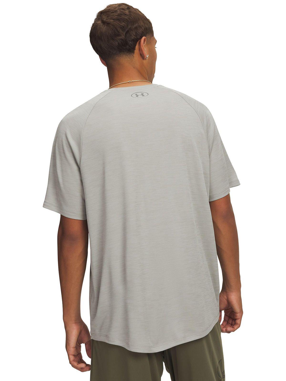 Polera M/C Hombre Tech Textured Gris claro-1