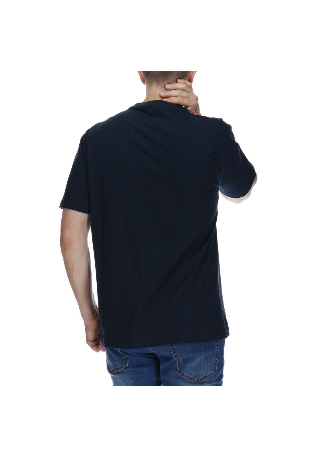 Polera Hombre Camo Print Azul-2