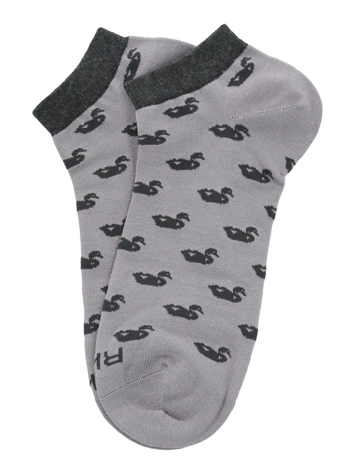 Calcetín Bambú Hombre Ped Ducks Gris-2