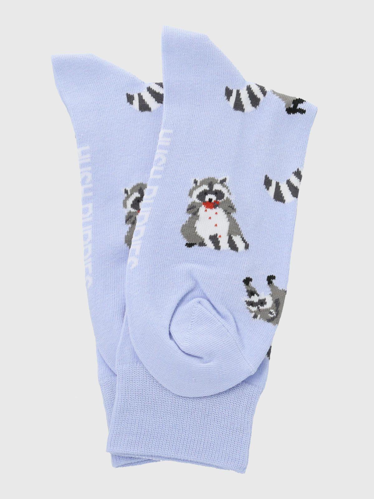 Calcetín Algodón Hombre C Raccoon Azul-2