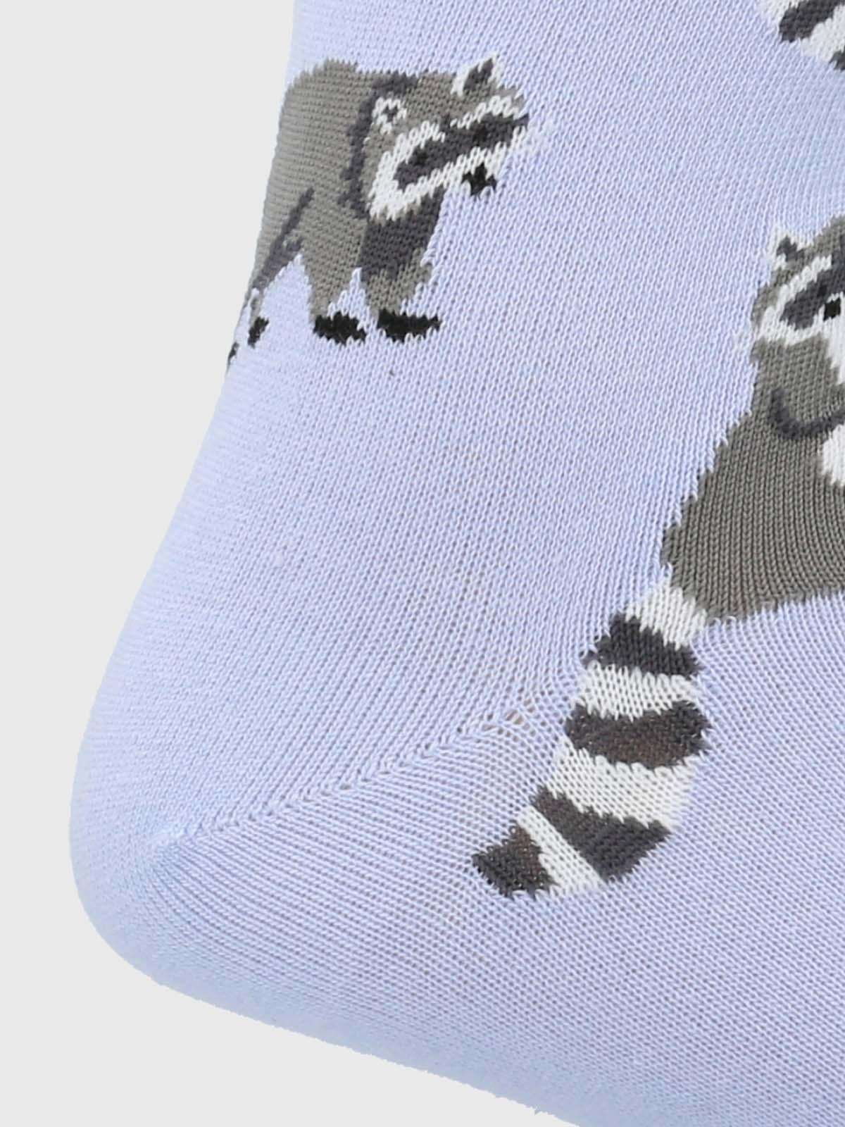 Calcetín Algodón Hombre C Raccoon Azul-1