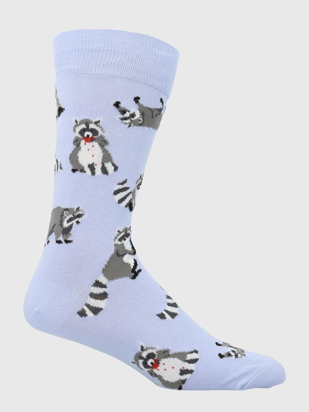 Calcetín Algodón Hombre C Raccoon Azul-0