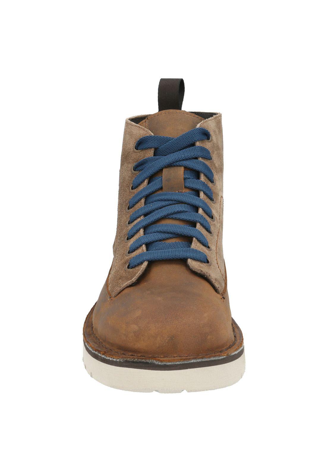 Botín Cuero Hombre Yala Café Claro-2