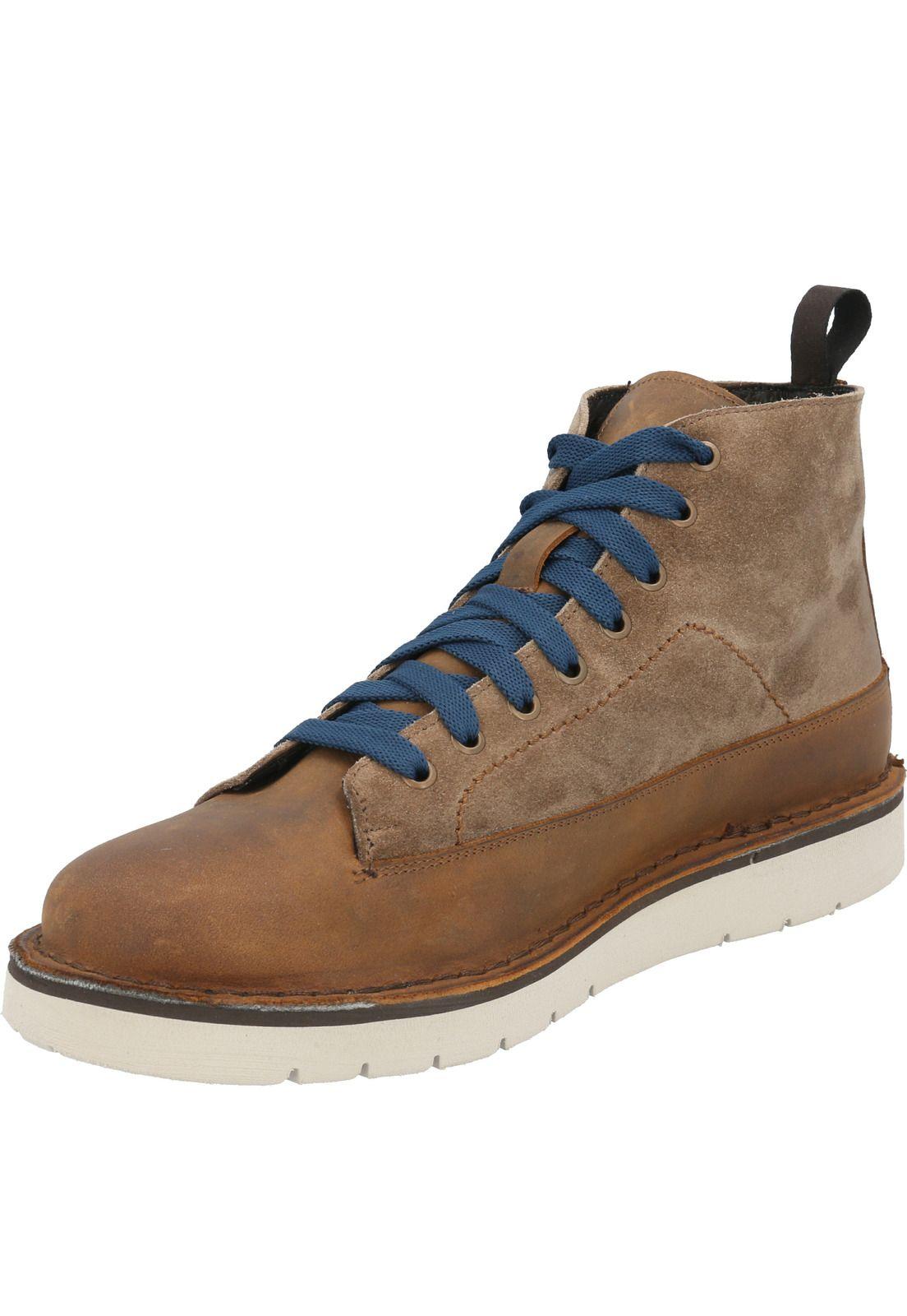 Botín Cuero Hombre Yala Café Claro-3