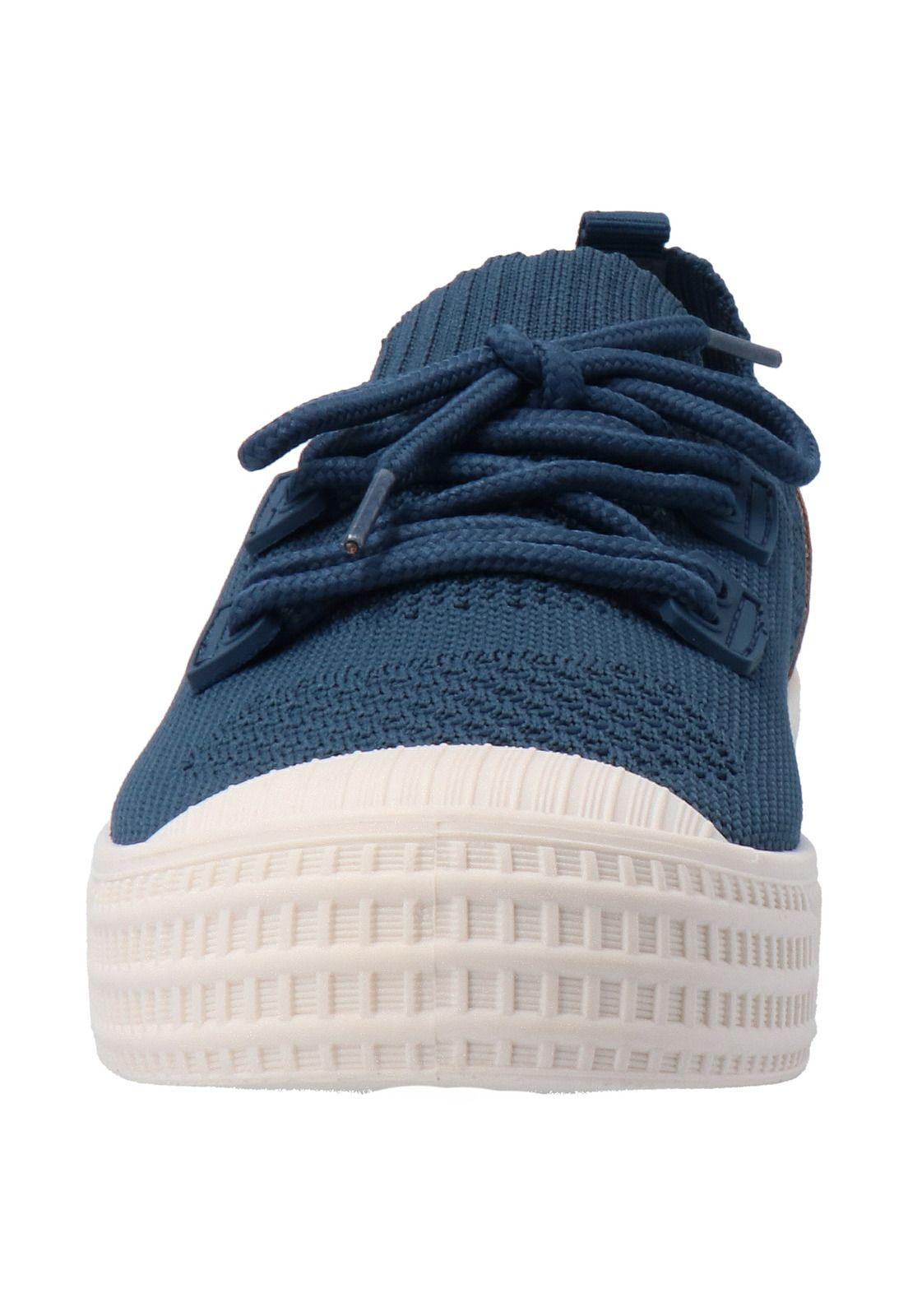 Zapatilla Mujer Yurak Azul-2