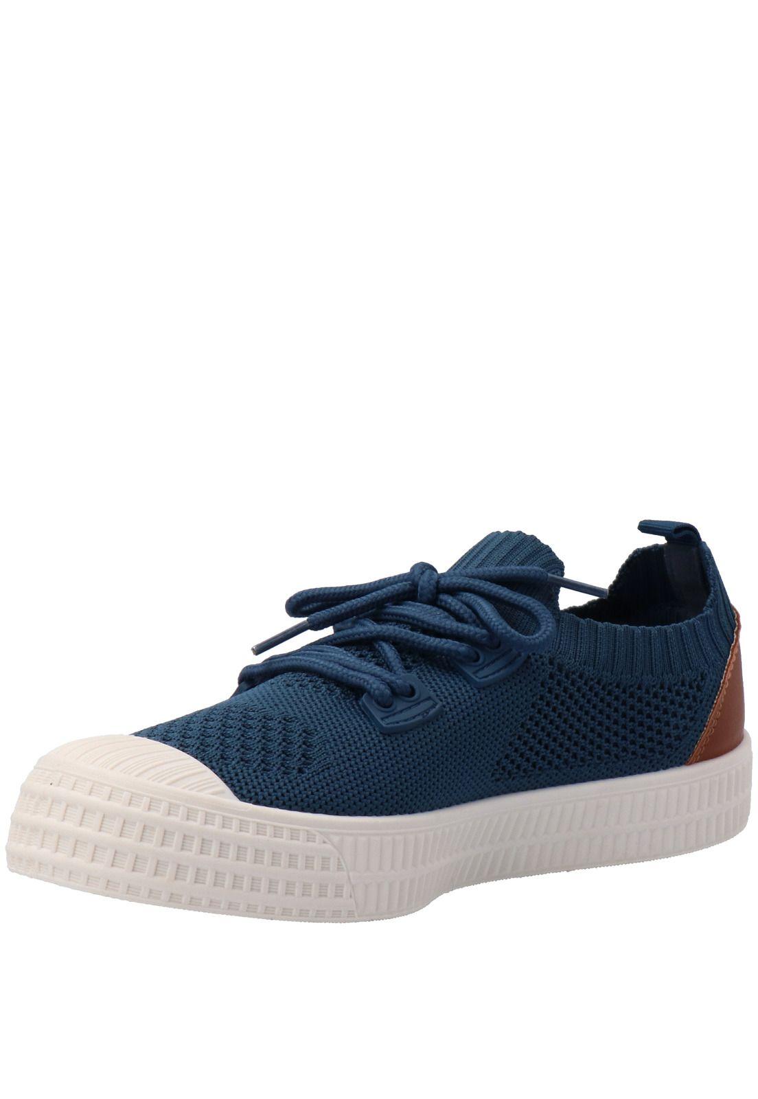Zapatilla Mujer Yurak Azul-3