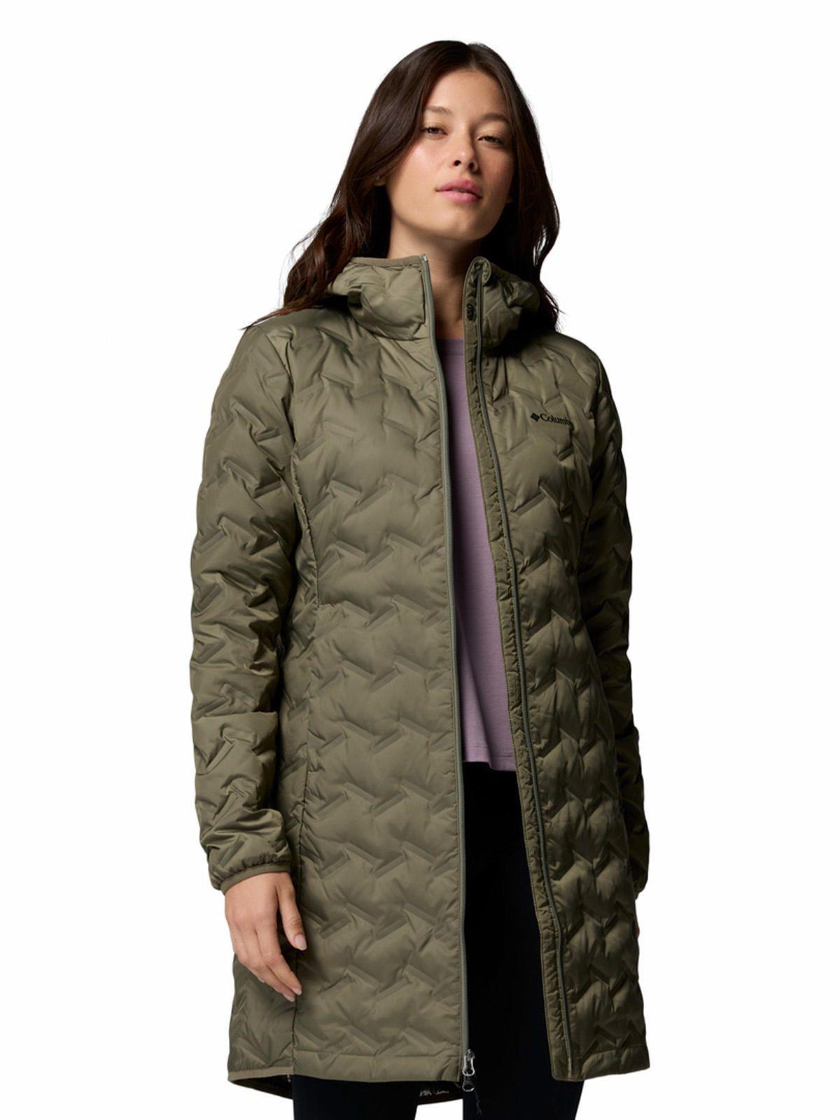 Parka Mujer Delta Ridge II Long Gris-3