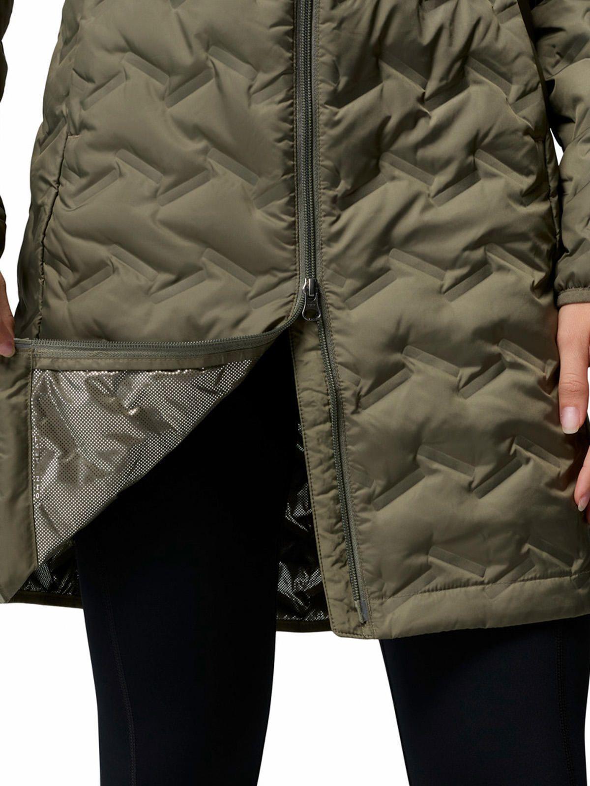 Parka Mujer Delta Ridge II Long Gris-6