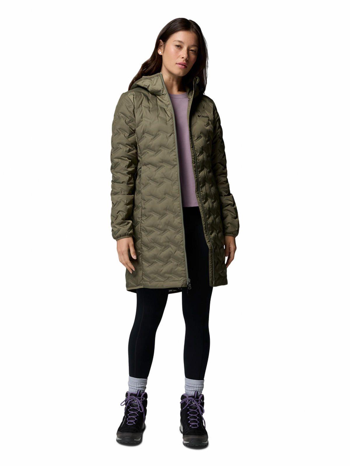 Parka Mujer Delta Ridge II Long Gris-8