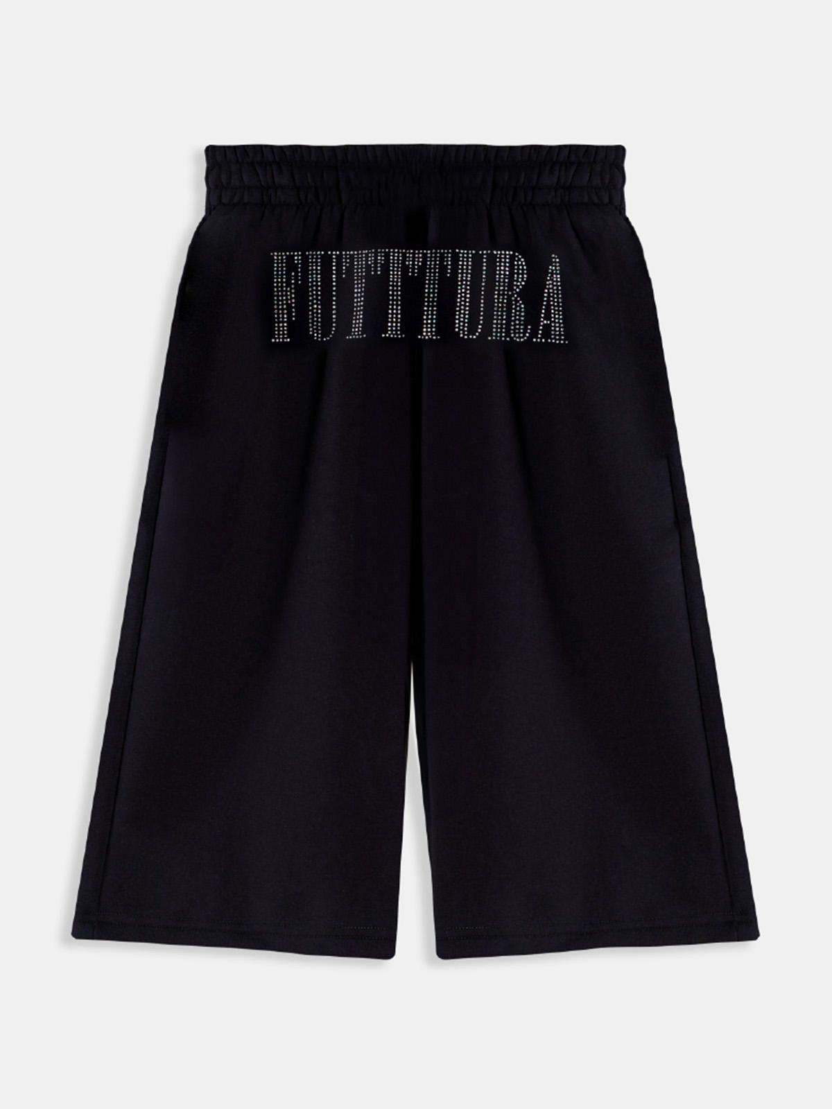 Short Terry TINI Unisex Negro - FUTTTURA-1