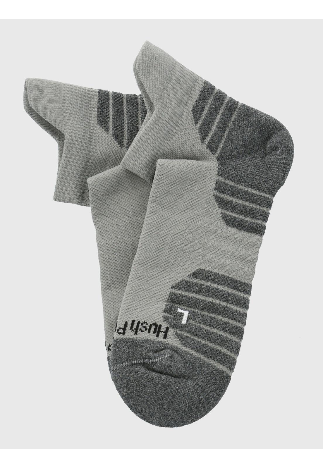 Calcetín Algodón Hombre Ped Heel Gris-2