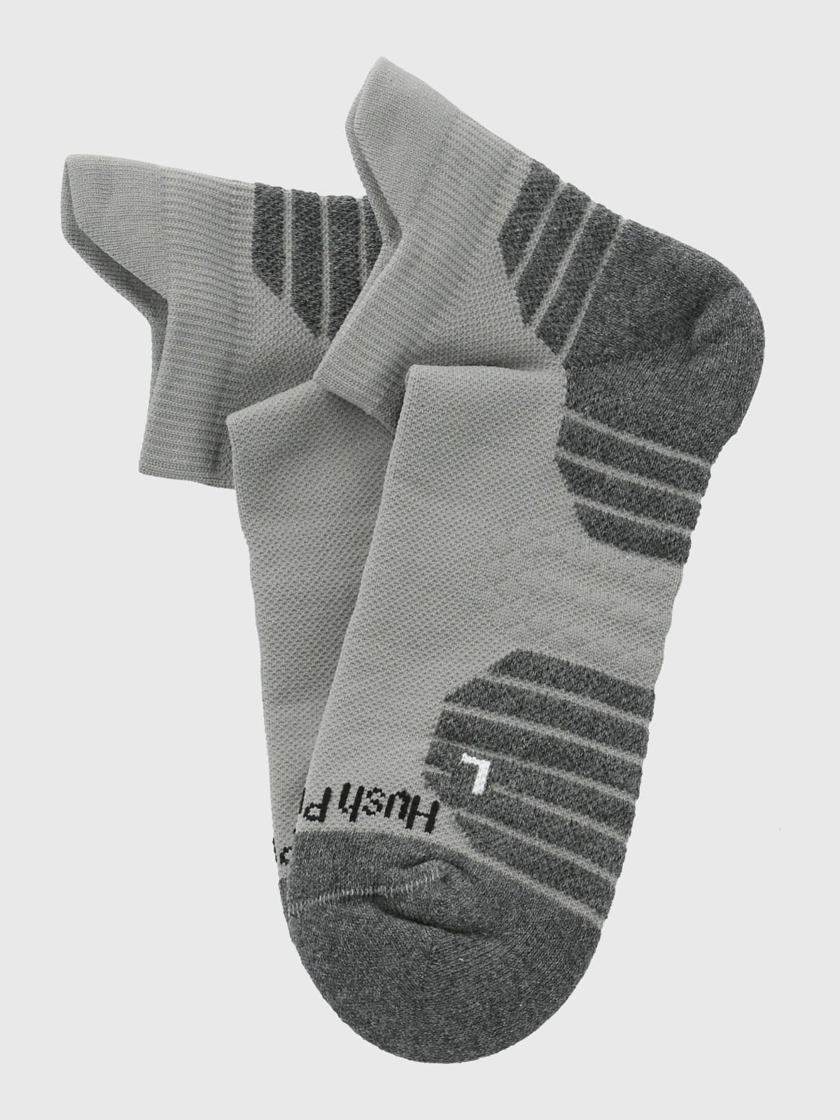 Calcetín Algodón Hombre Ped Heel Gris-2