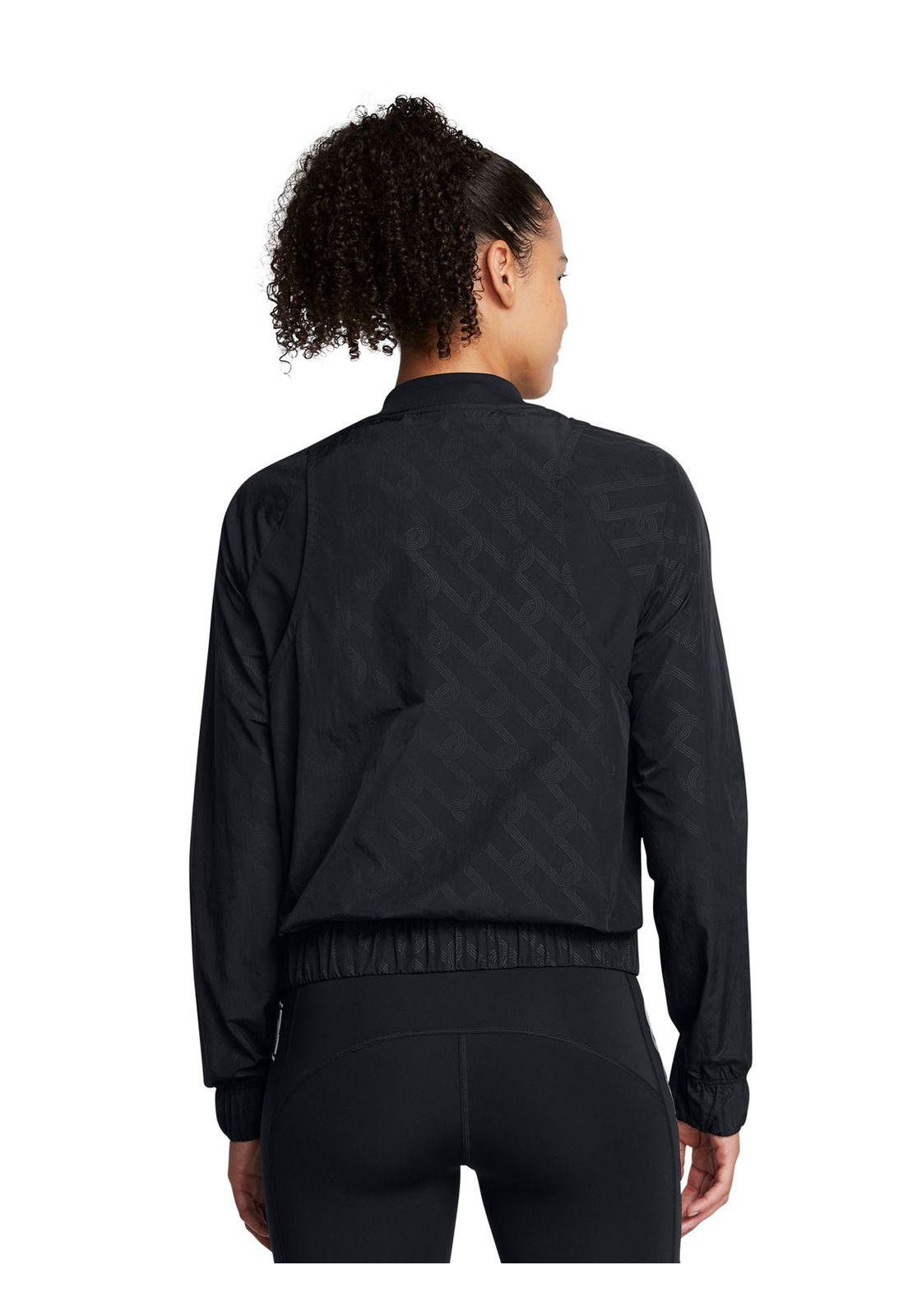 Chaqueta UA Launch mujer Negro-4