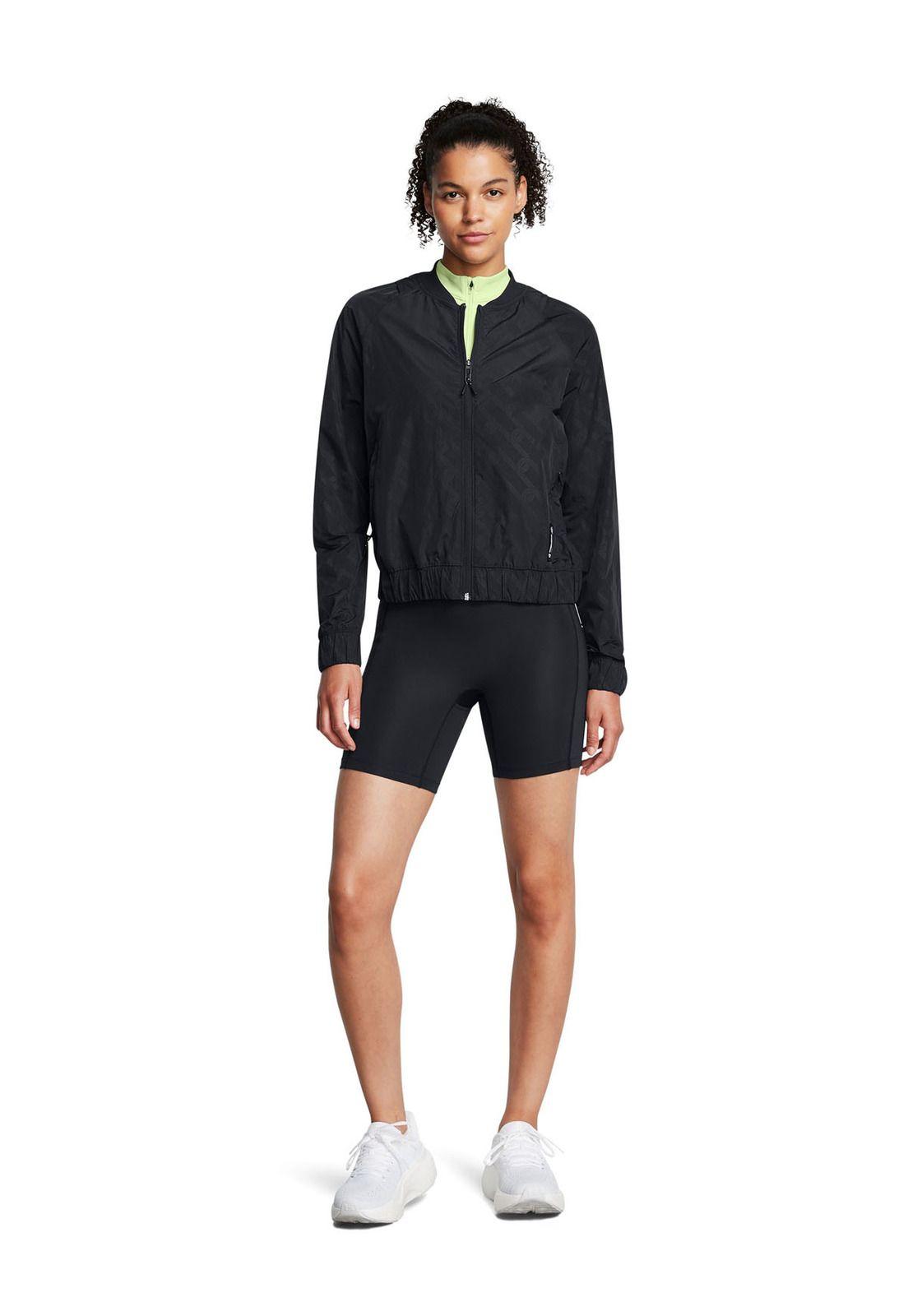 Chaqueta UA Launch mujer Negro-5