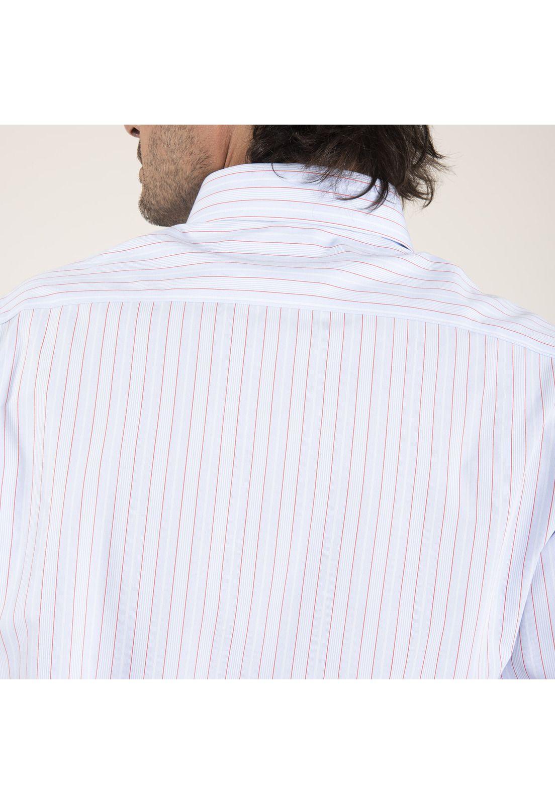 Camisa Algodón Libre de Arrugas Celeste Hombre Rockford-4