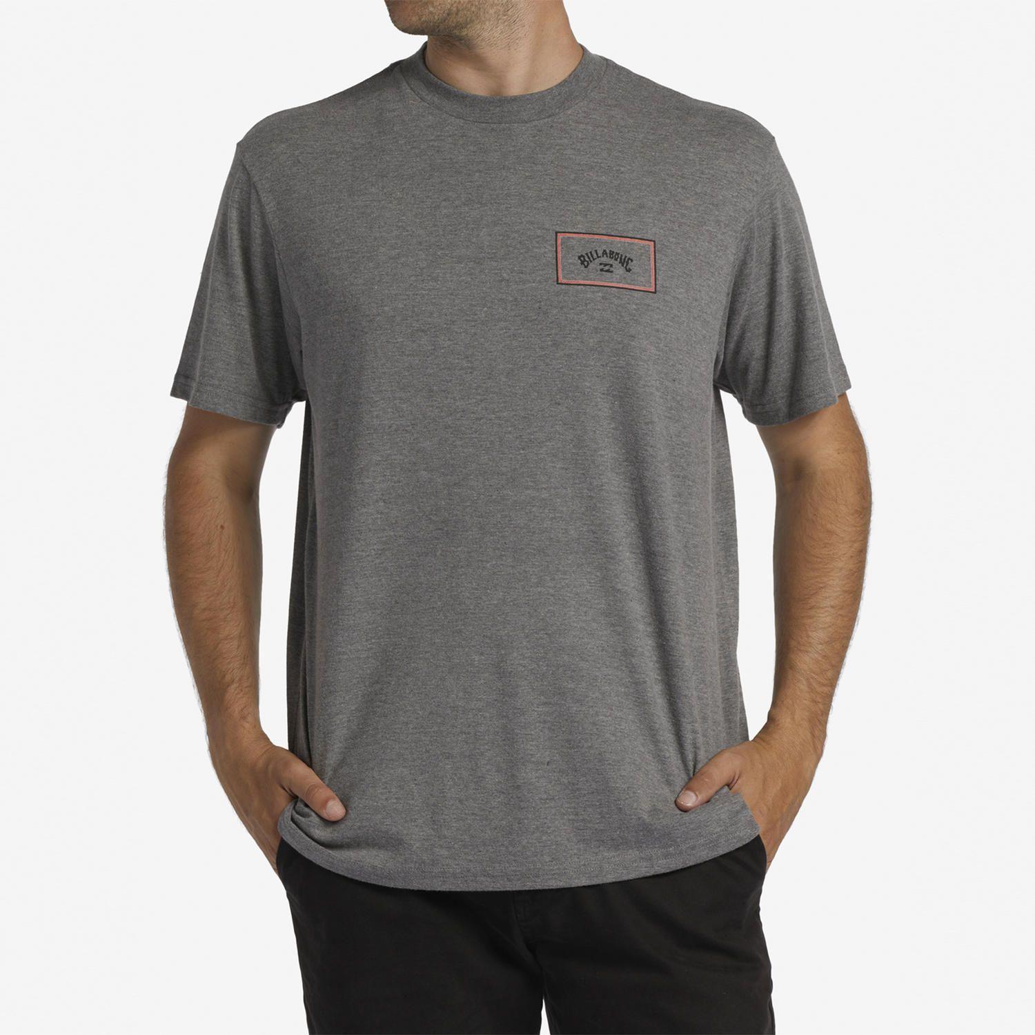 Polera M/C Hombre Arch Block M Tees Gris-0