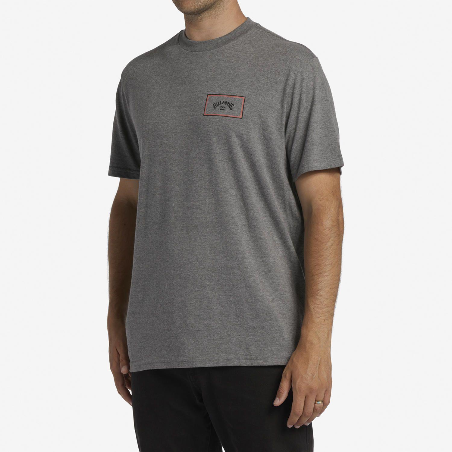 Polera M/C Hombre Arch Block M Tees Gris-2