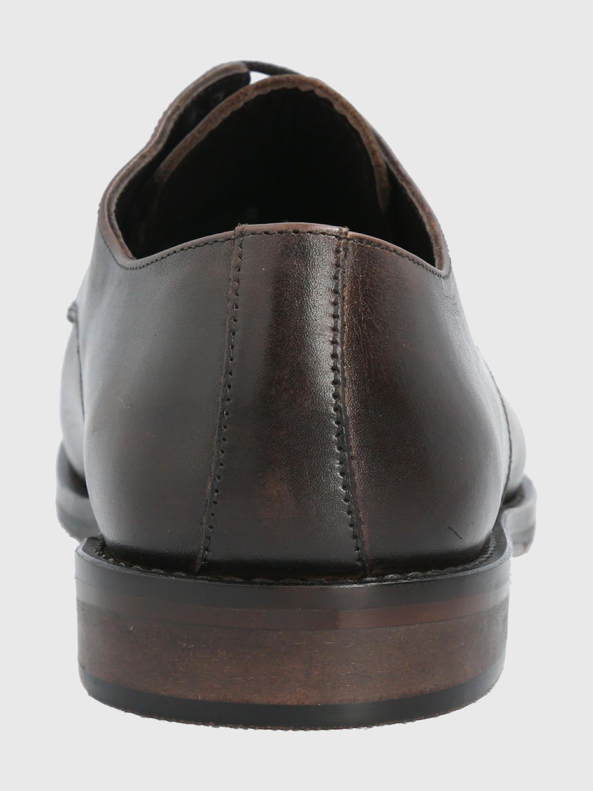 Zapato Cuero Café Oscuro Hombre Anola -4