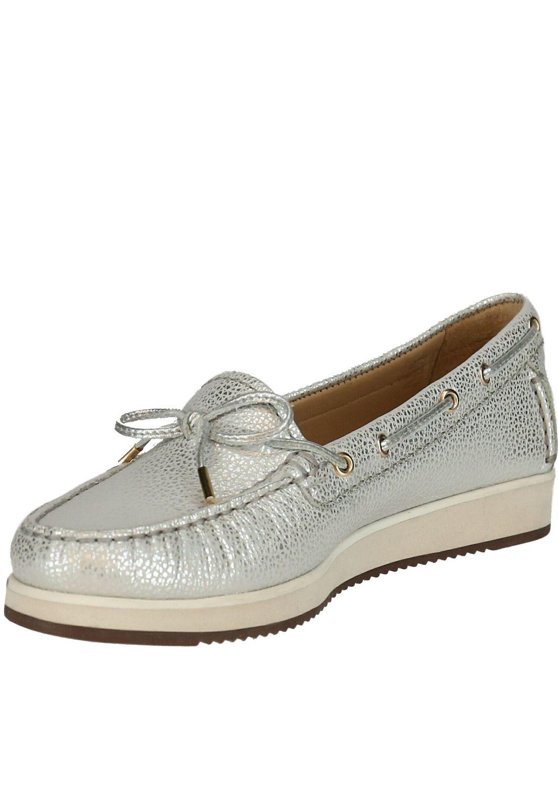 Zapato Cuero Ormea Plateado-3