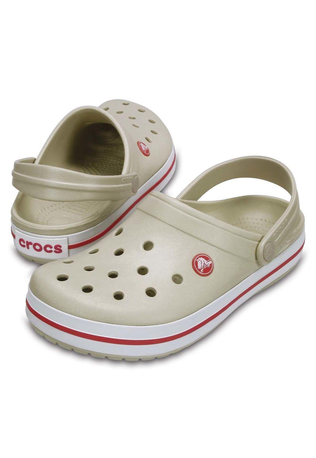 Zueco Crocs Unisex Crocband Crema-2