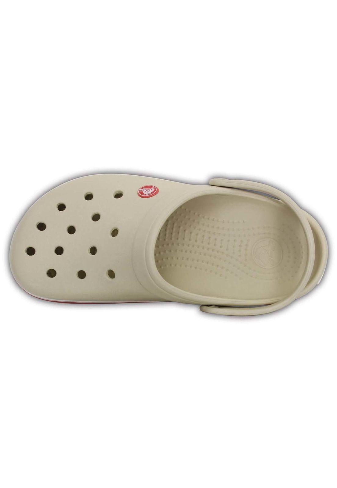 Zueco Crocs Unisex Crocband Crema-3