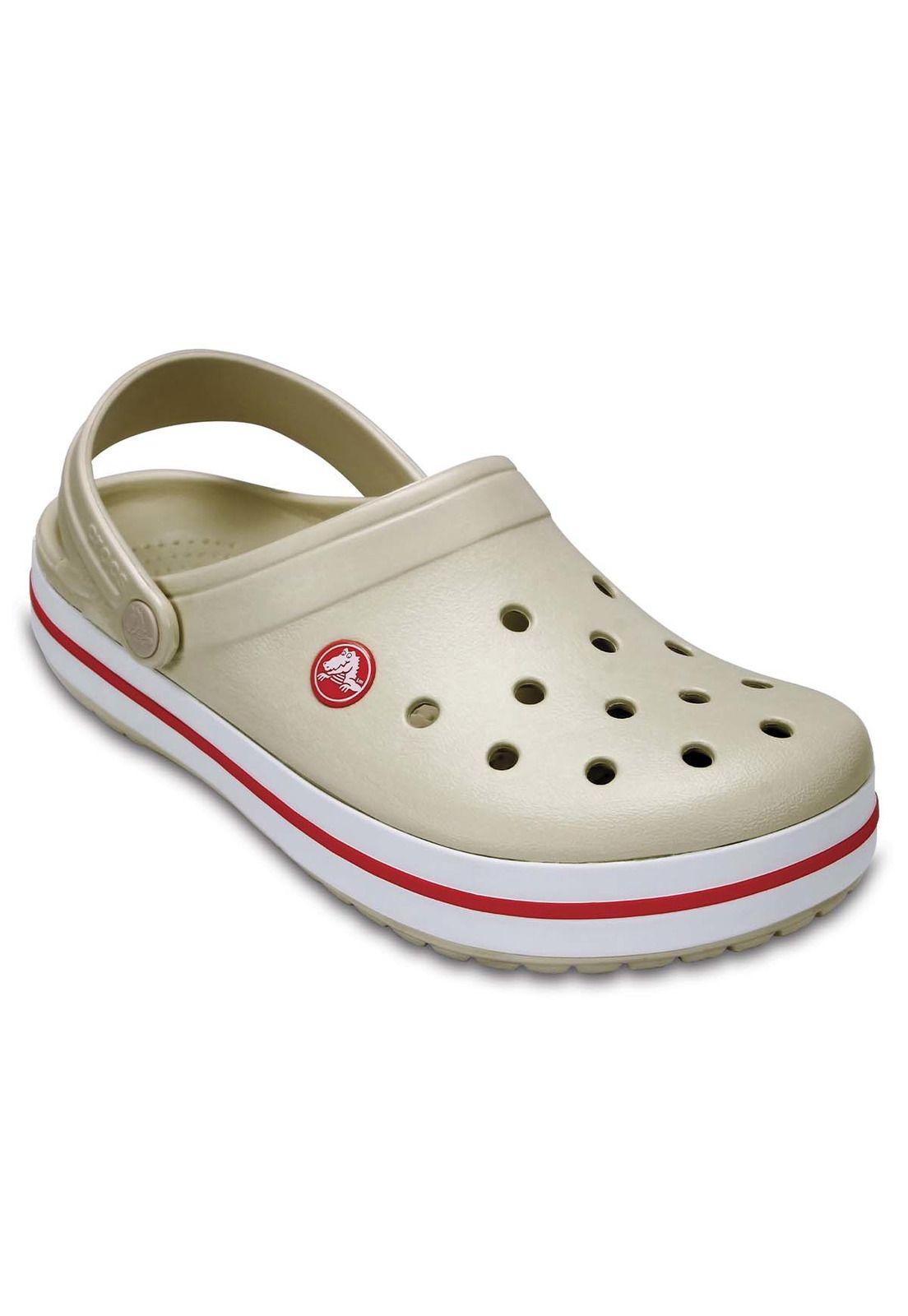 Zueco Crocs Unisex Crocband Crema-5