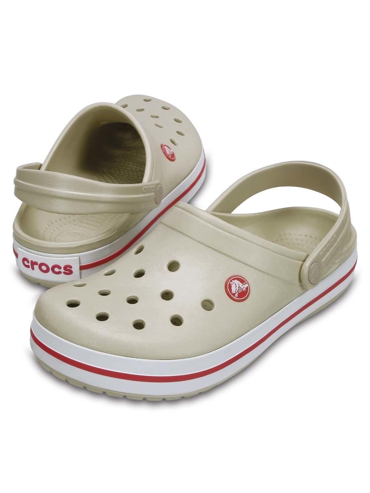 Zueco Crocs Unisex Crocband Crema-2