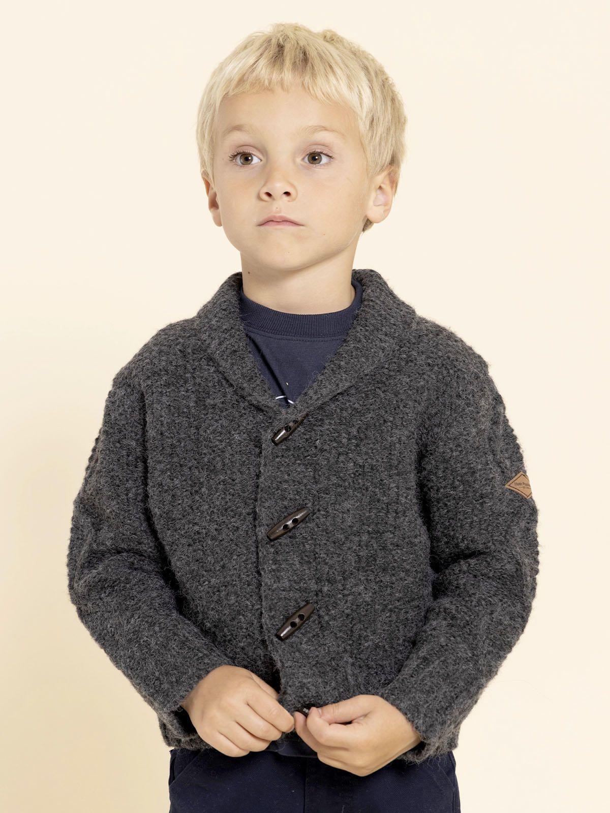 Chaleco Roy Niño Gris-0