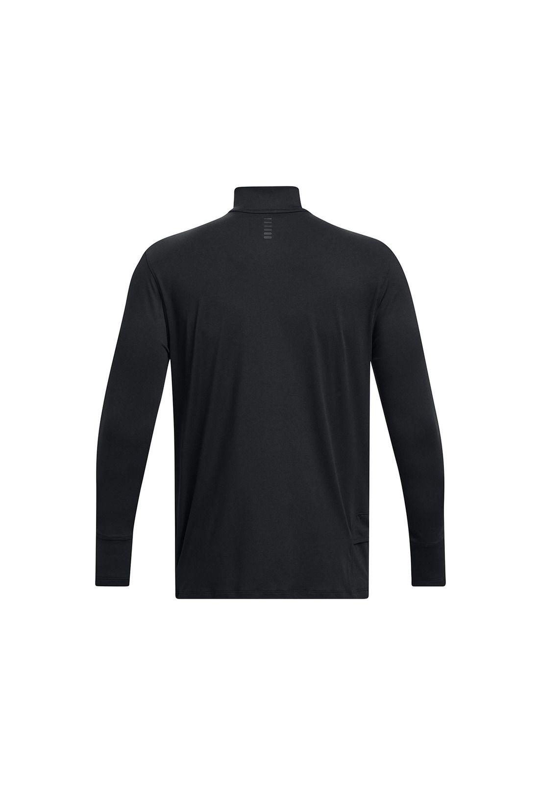 Polerón UA Qualifier Run Negro para hombre-1