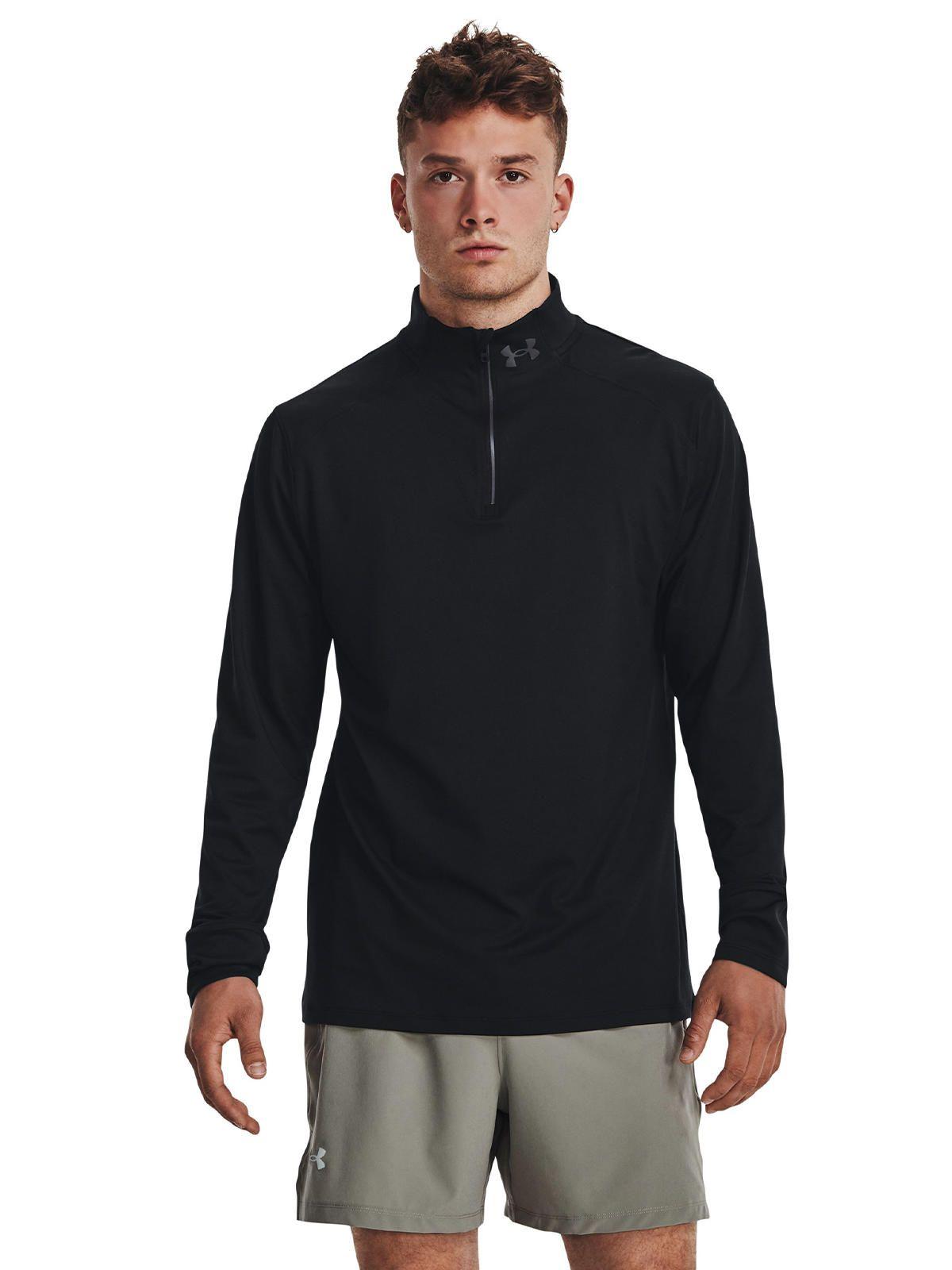 Polerón UA Qualifier Run Negro para hombre-3