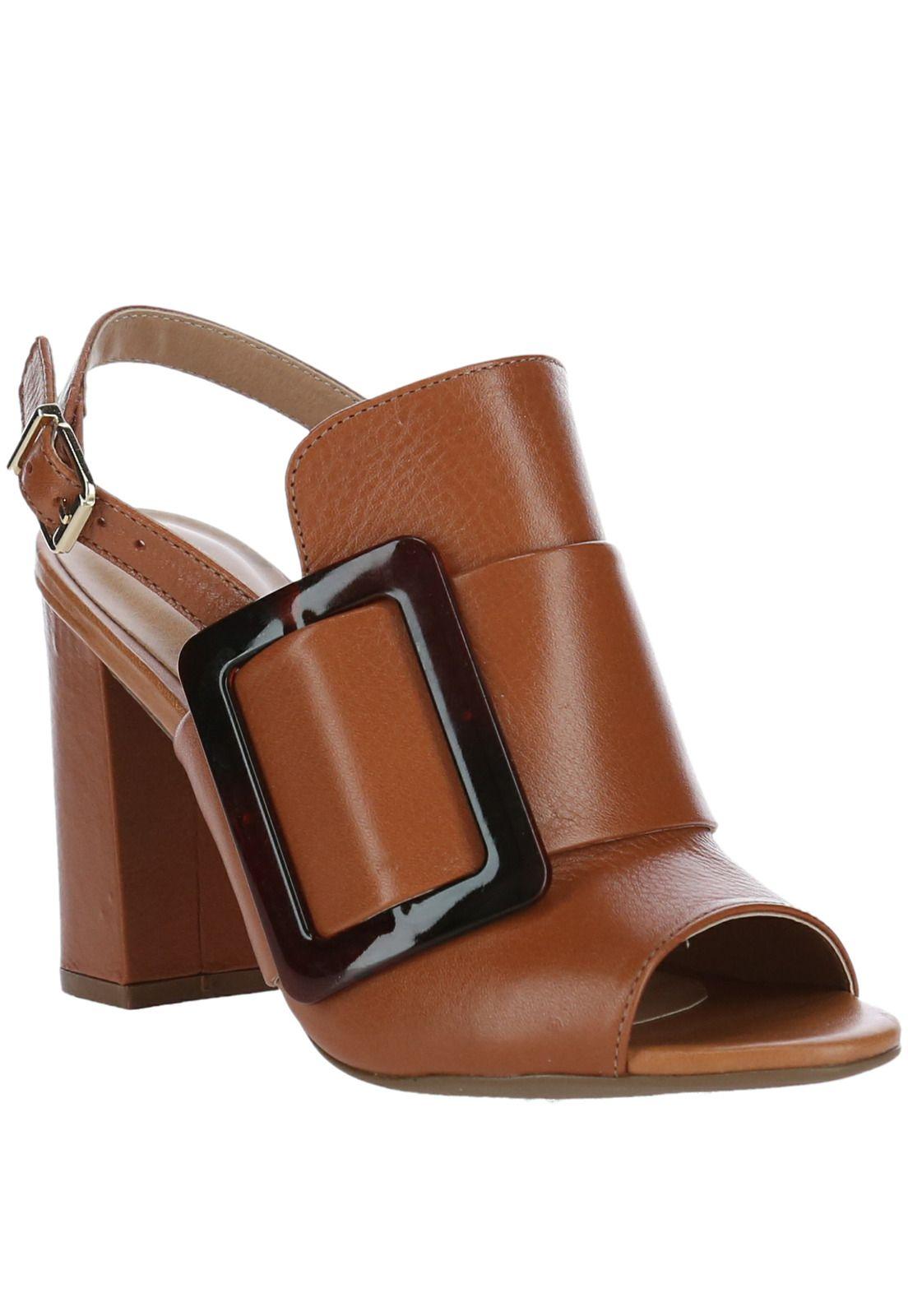 Sandalia Cuero Anastasia Café Mujer-0