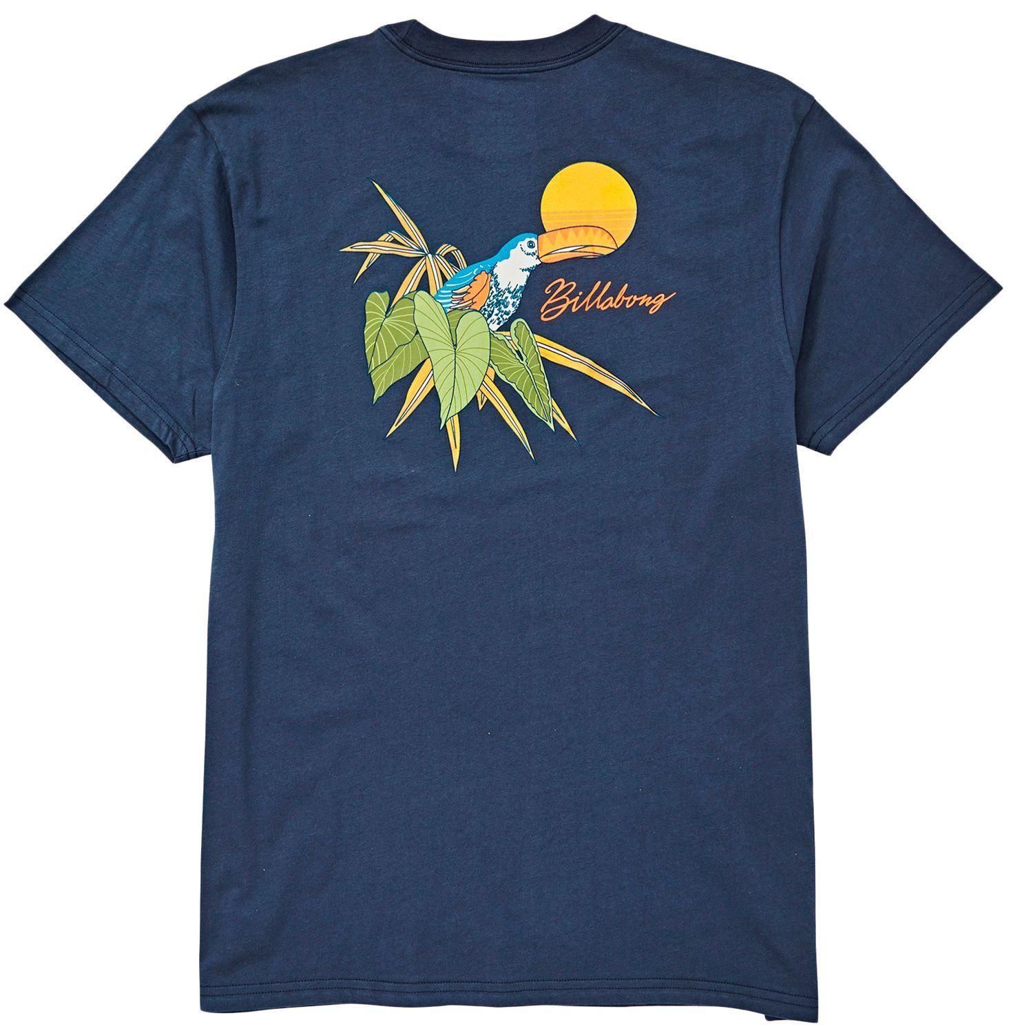 Polera M/C Hombre Birdsville Azul Petróleo-1