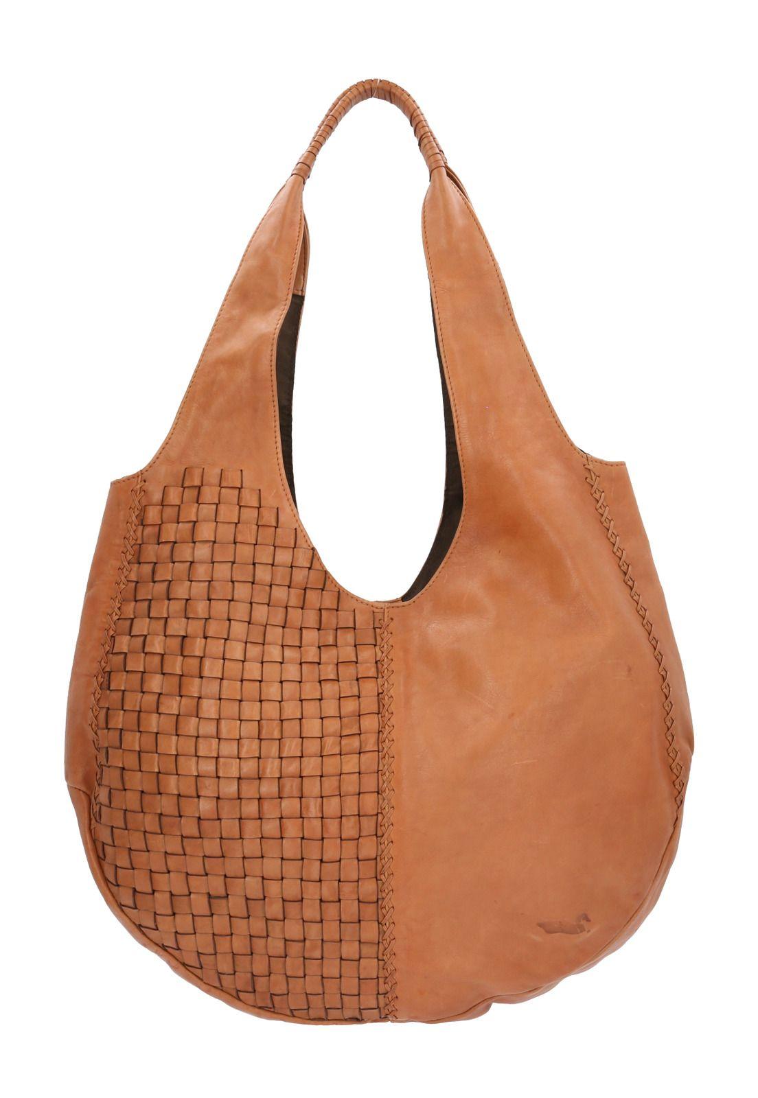 Cartera Cuero Café Ws RustiHobo Mujer-0