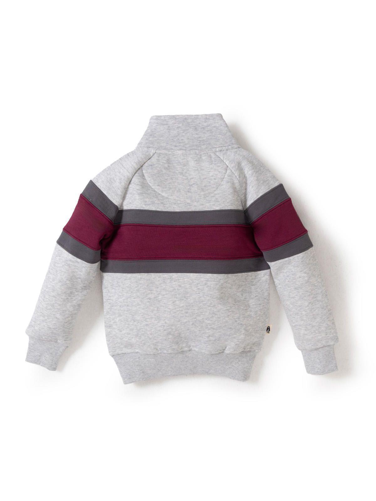 Poleron Niño Andino Gris-1