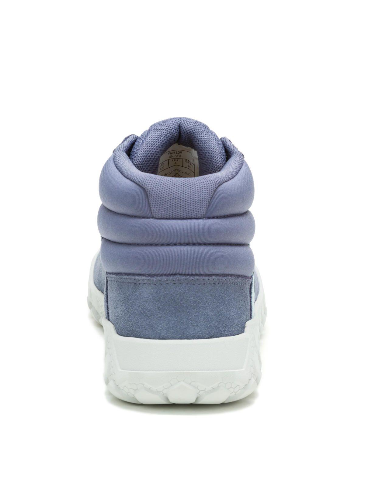 Zapatilla con caña Gamuza Mujer Hex + Mid Azul -5