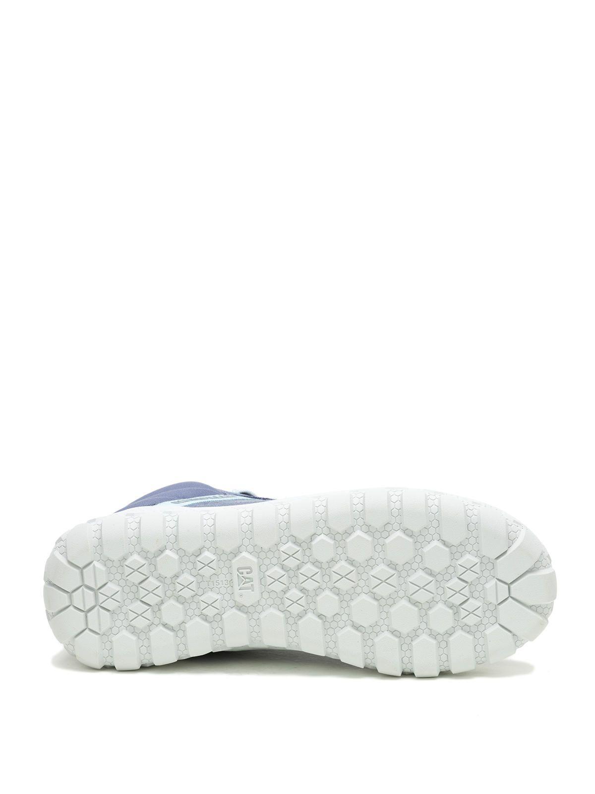 Zapatilla con caña Gamuza Mujer Hex + Mid Azul -7